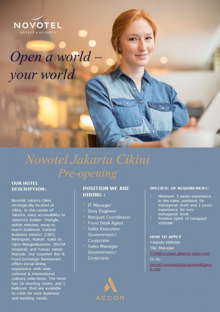 Novotel Jakarta Cikini Pre-opening
